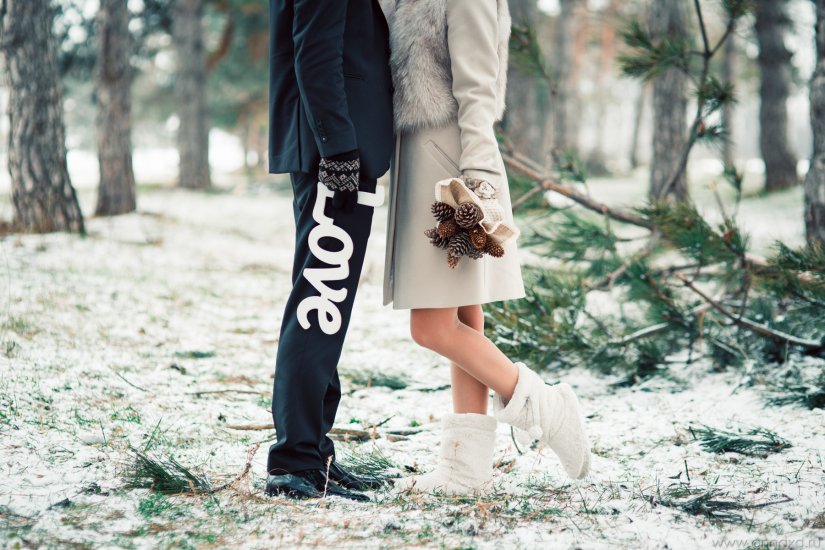 Зимняя обувь для невесты
